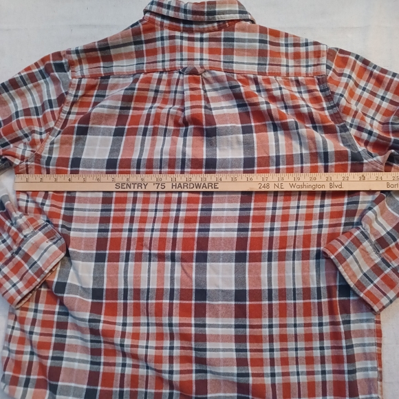 Eddie Bauer Plaid Flannel Button-Up Shirt Men's Size XL - Picture 7 of 8